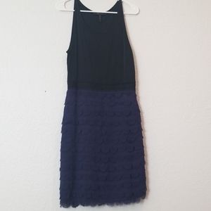 BCBG Maxazria Sleeveless Dress with Ruffles